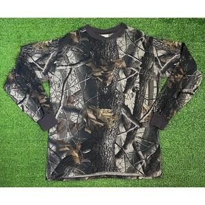 Vintage Ranger Camo T-shirt Men Medium Realtree Camouflage Long‎ Sleeve